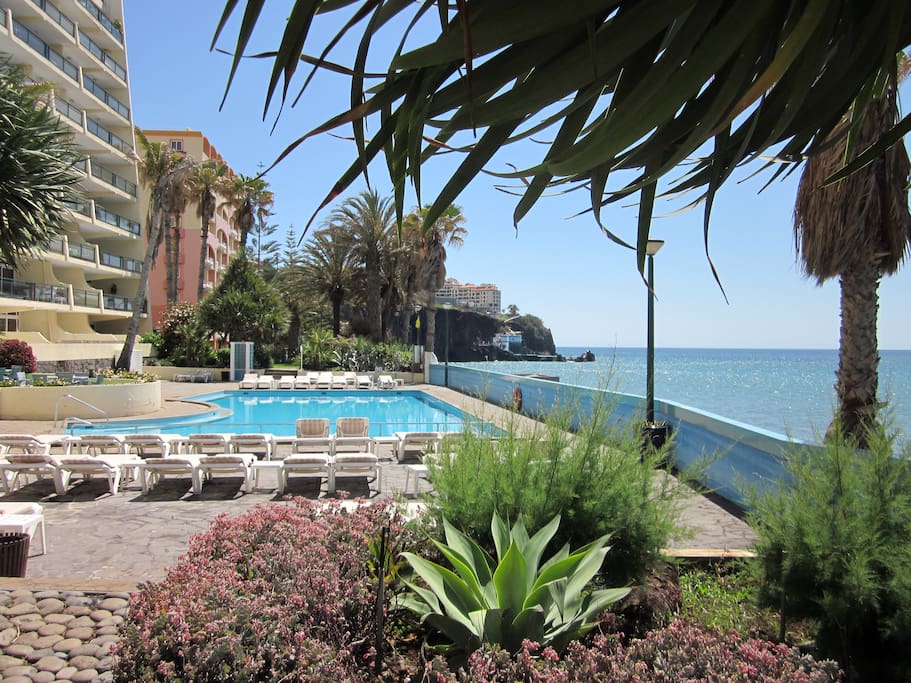Sea and Pool area