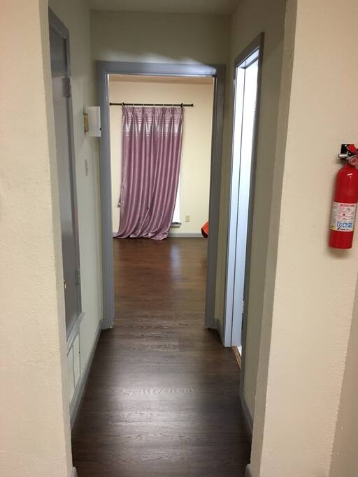 Hallway to the bedroom