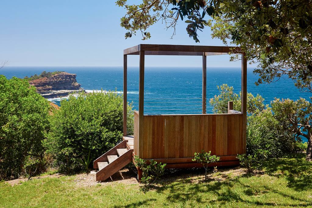 Garden view with Skillion viewing deck