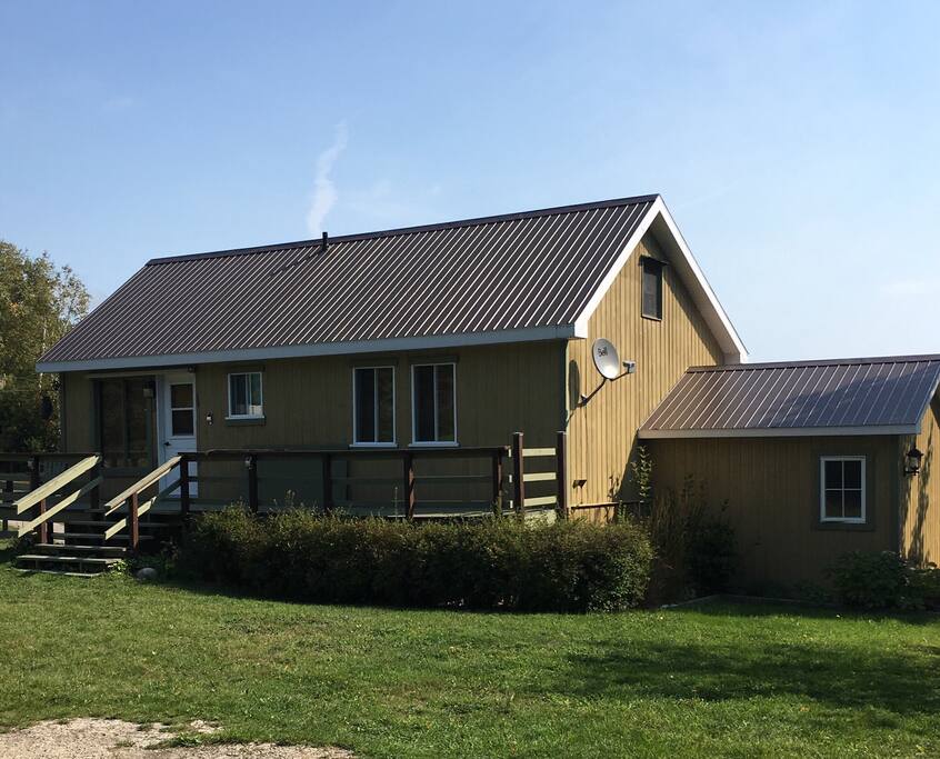 Arrière du chalet