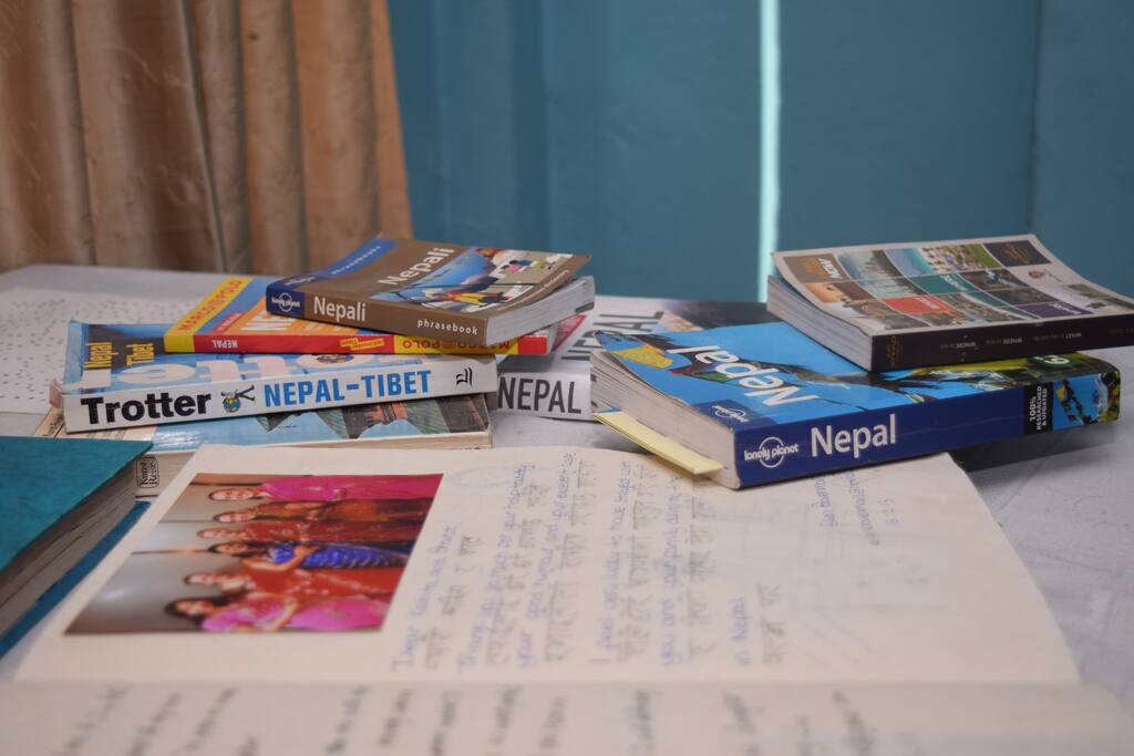 Various books available for the convenience