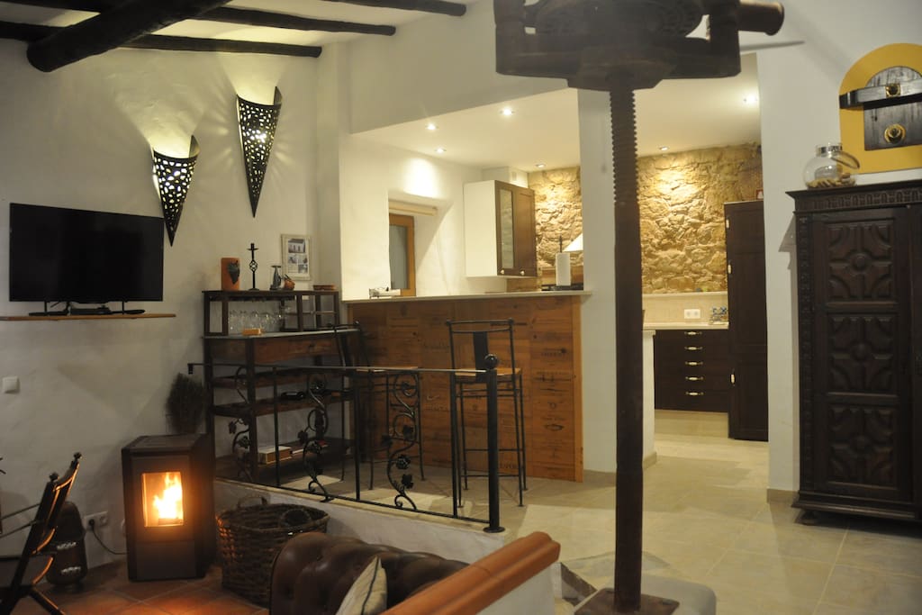 Warm and cosy on a chill winter evening.