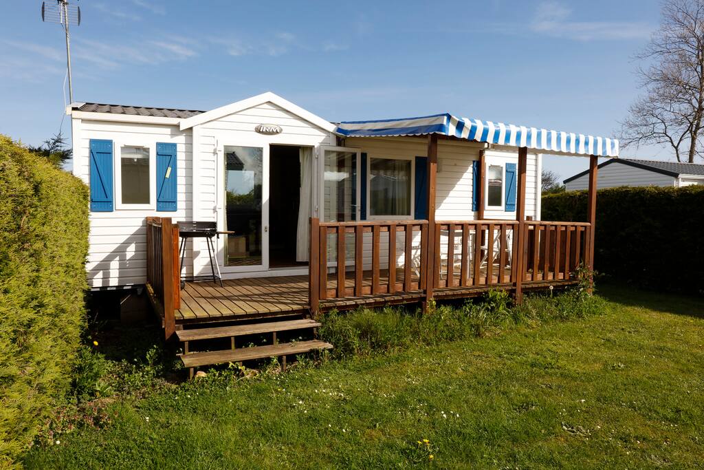 Mobil-home exposé plein sud