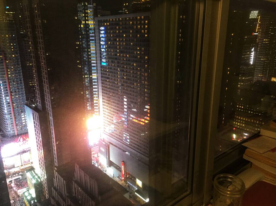 Time Square is your backyard!