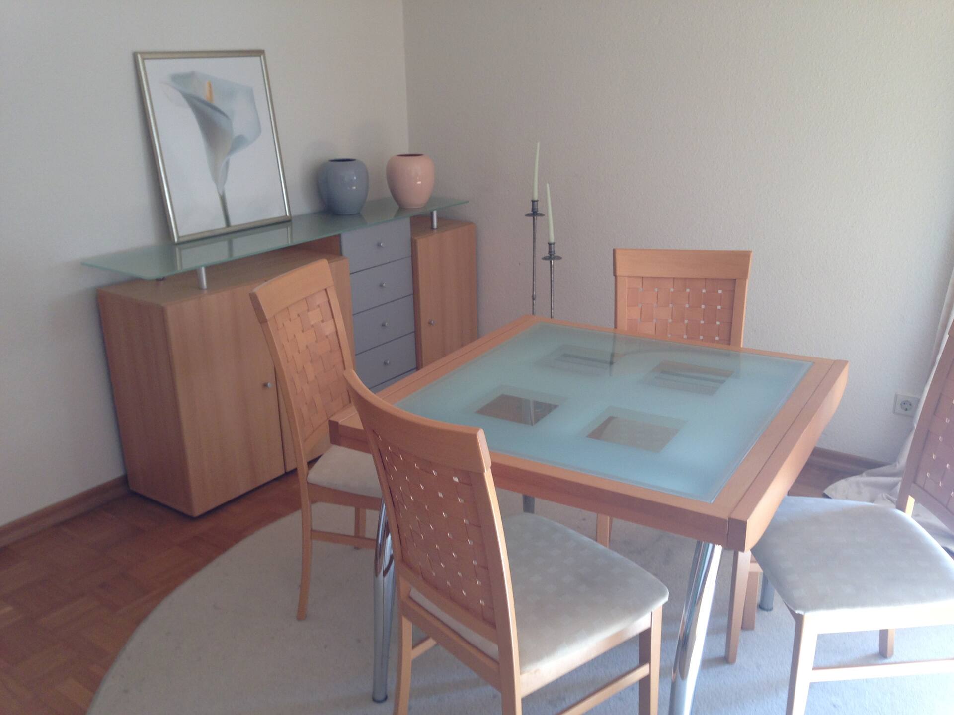 Sunny 2-room apartment with terrace and garden