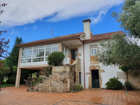 Very comfortable country house with a large garden