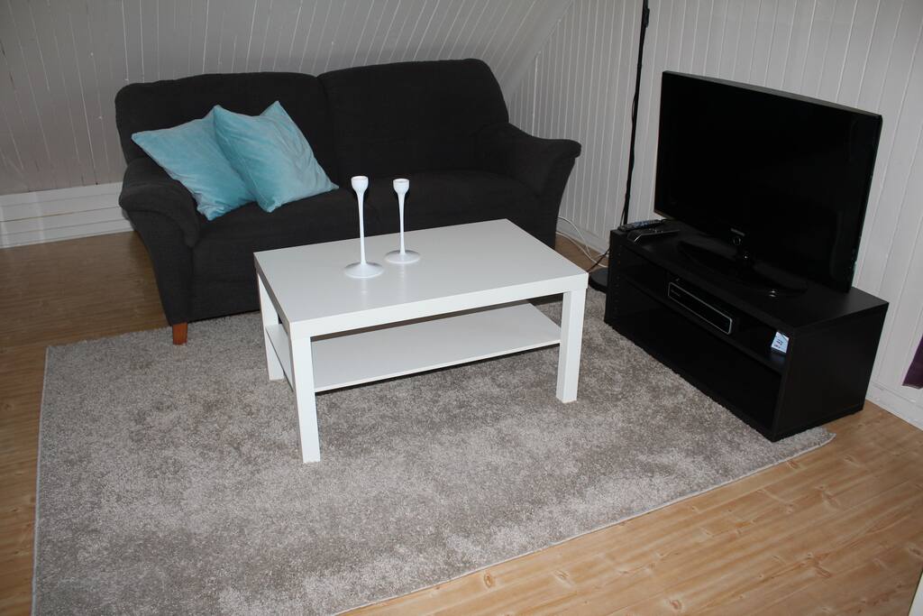 Sofa, TV. Canal Digital included (basic) +Wi-fi