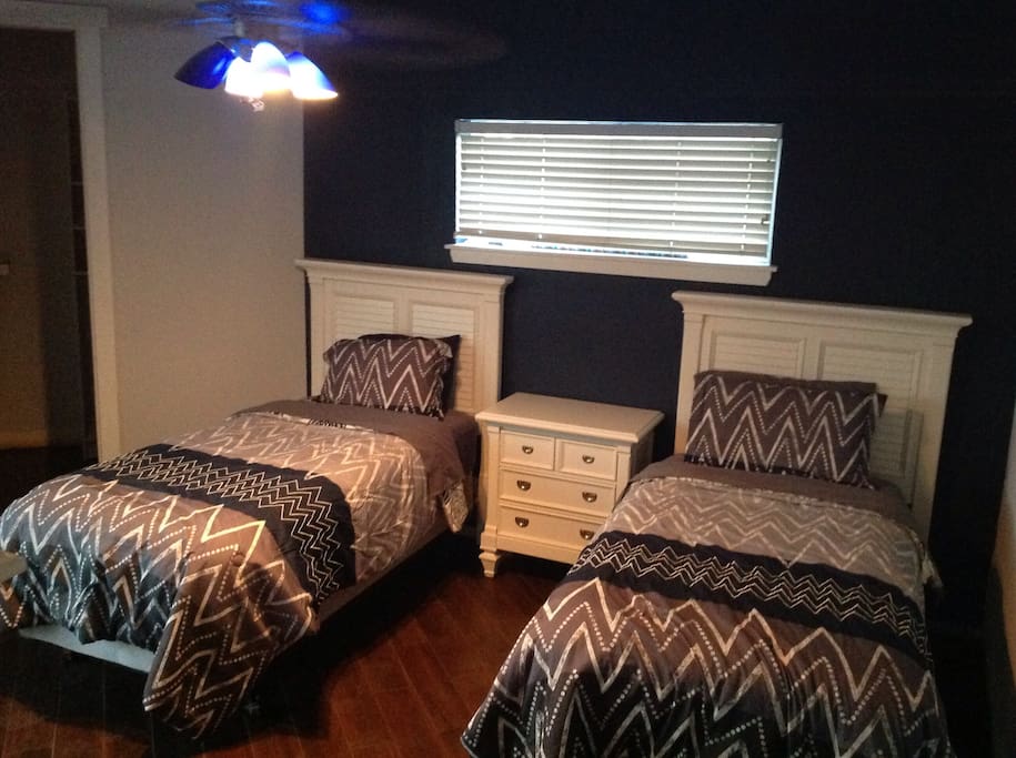 In case you wish to change the configuration in second bedroom to single beds. Your choice!