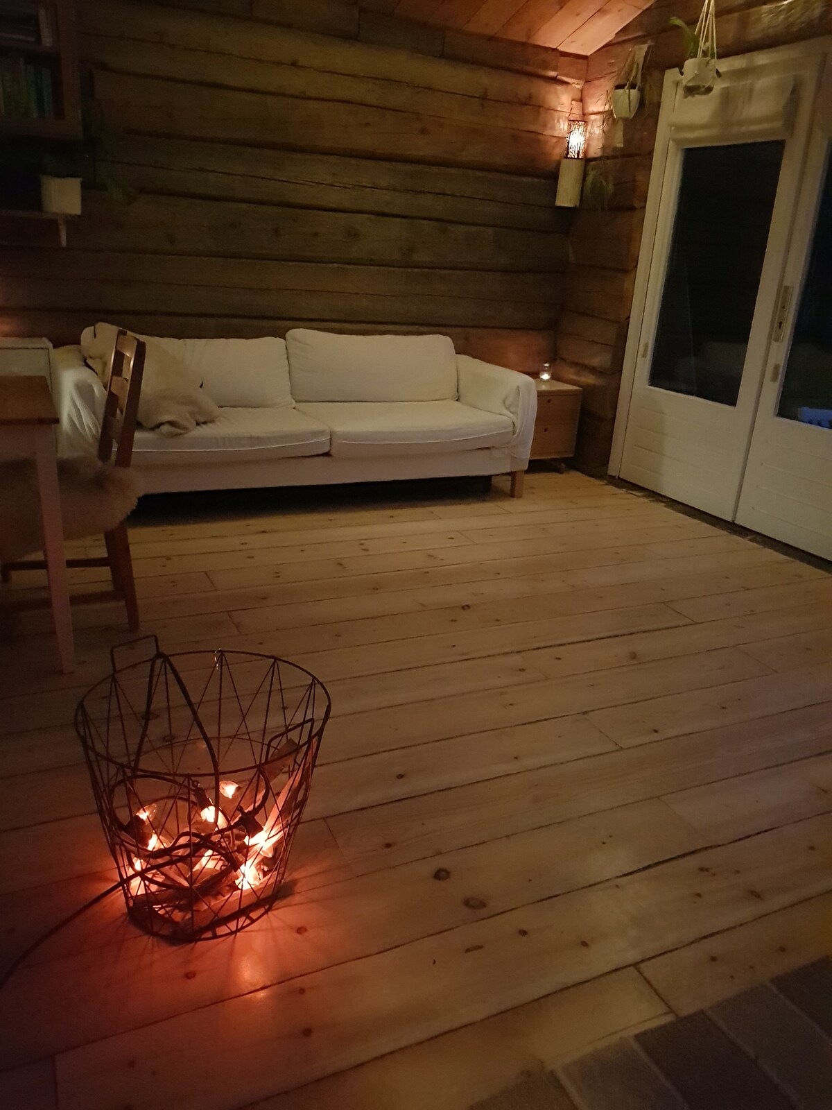 Living room 2 with sofa bed- at night