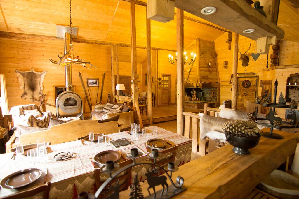 Spacious living spaces