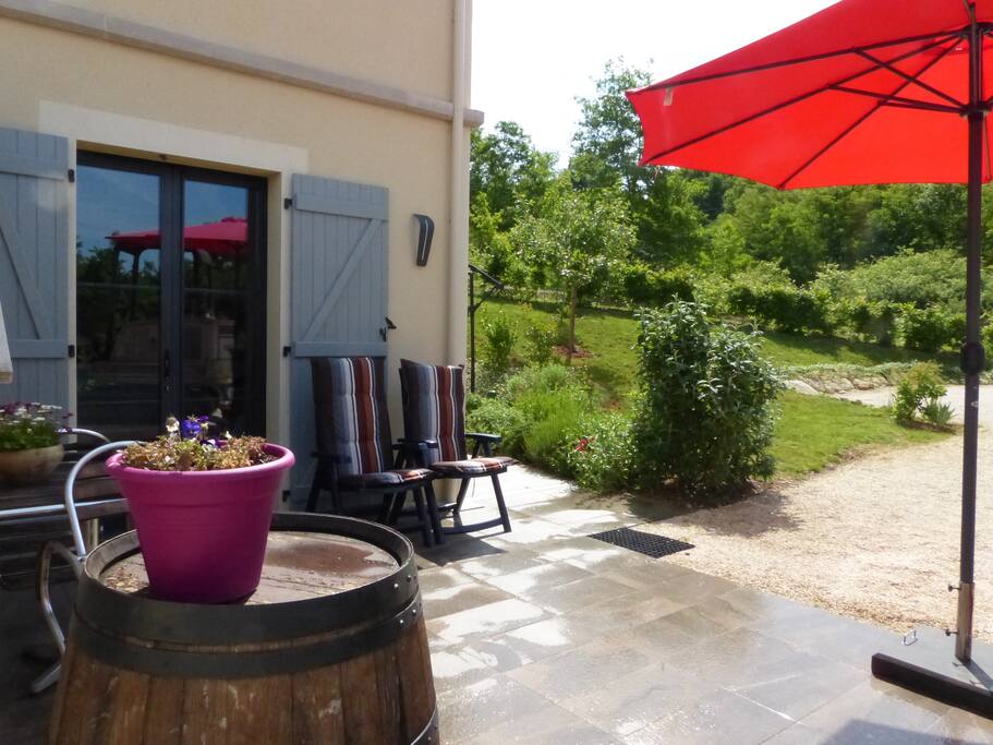Terras appartement l'Olive