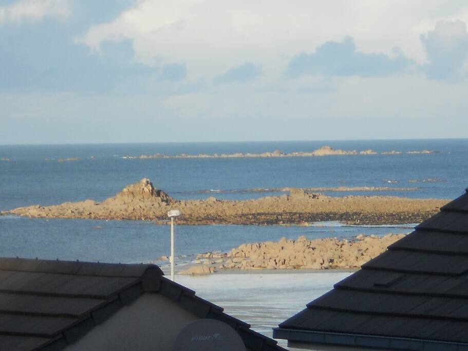 vue réelle mer de l' entrée de l' appartement
