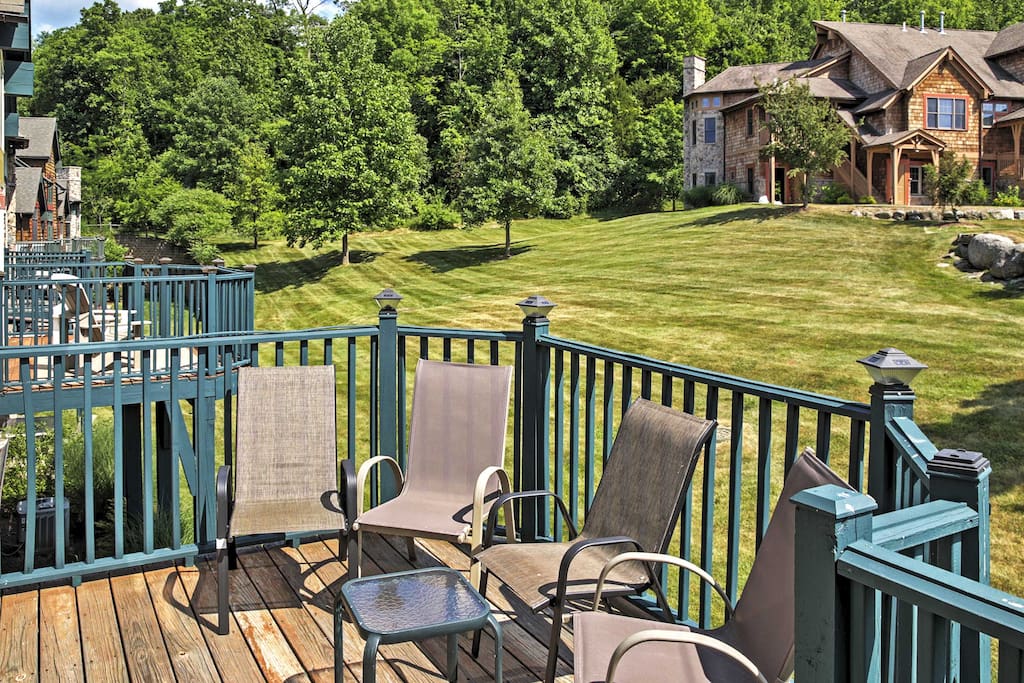 Soak up the sun on the deck and enjoy access to the pool!