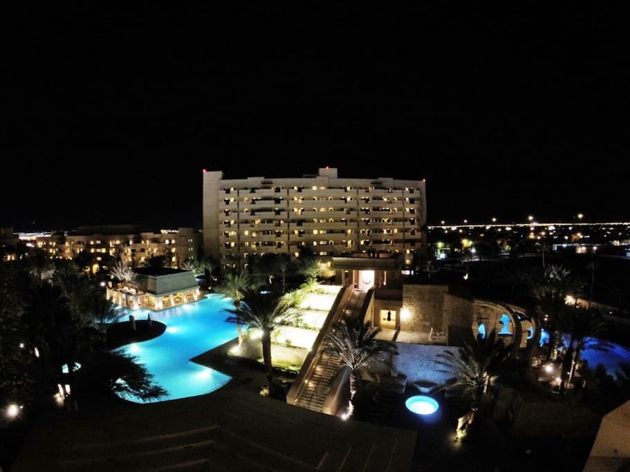 Vegas night sky from the resort!