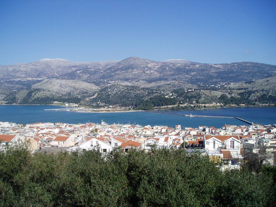 View of Argostoli from Master Bedroom