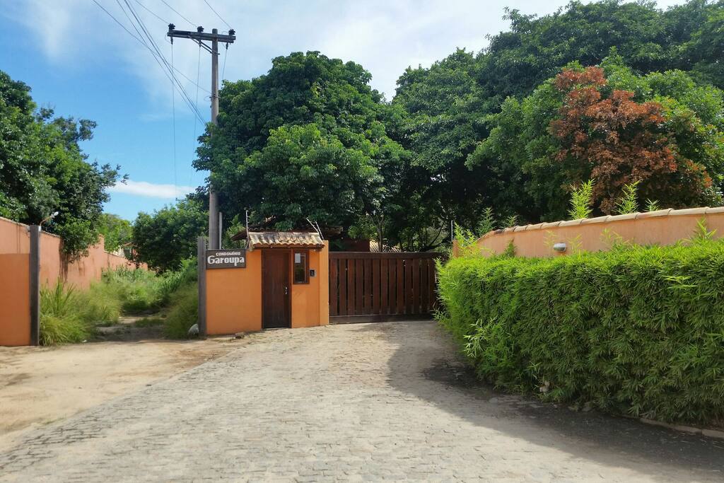 Entrada do condomínio