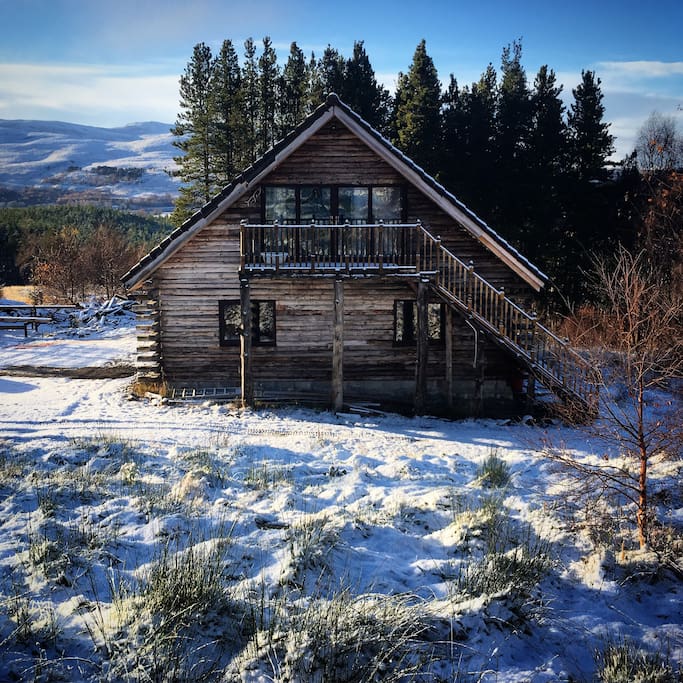 The Cabin in the winter