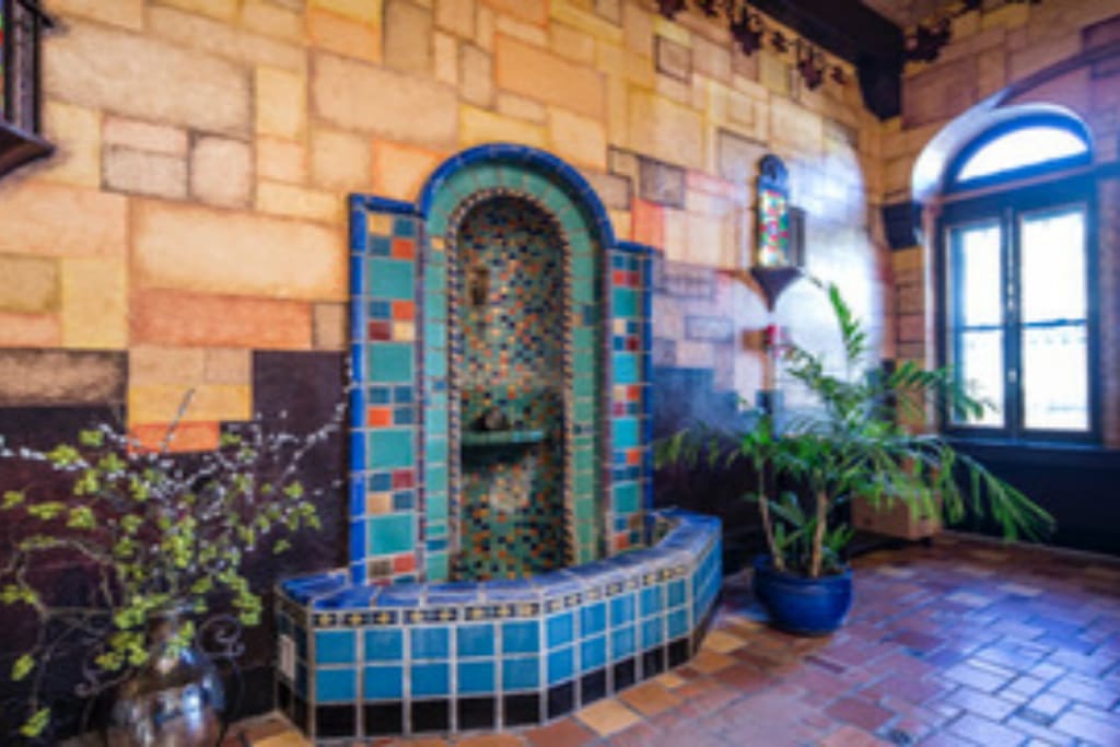 Fountain in Foyer