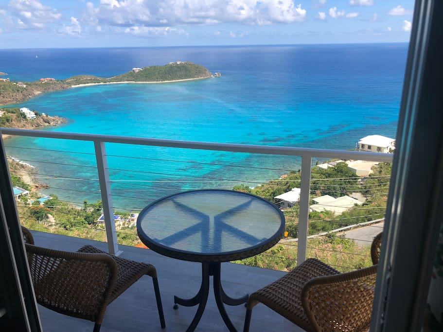 A view of Rendezvous Bay from your private balcony.