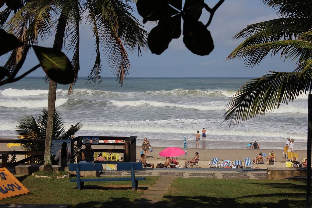 Excelente banho de mar.