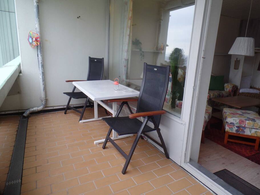 Balkon in Süd-Ost-Lage und schönem Meerblick