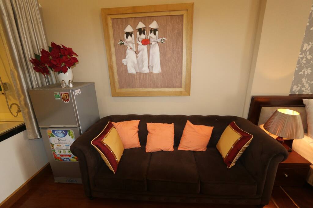 A super big sofa for relax, watching TV,...