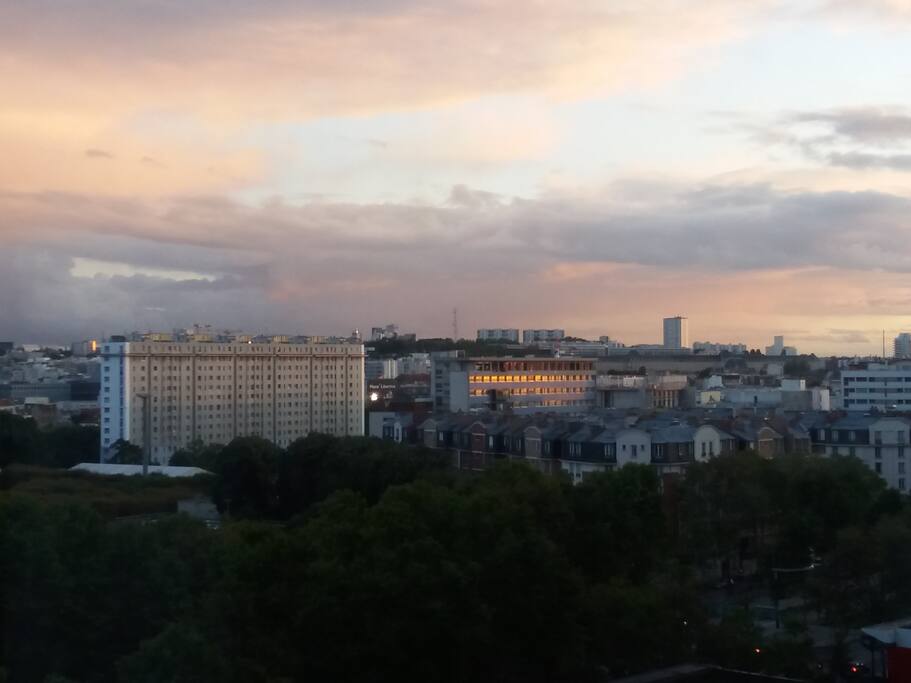 Vue depuis la cuisine