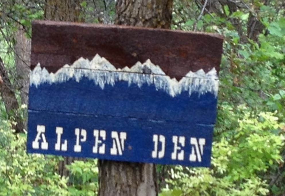 Look for the Alpen Den sign