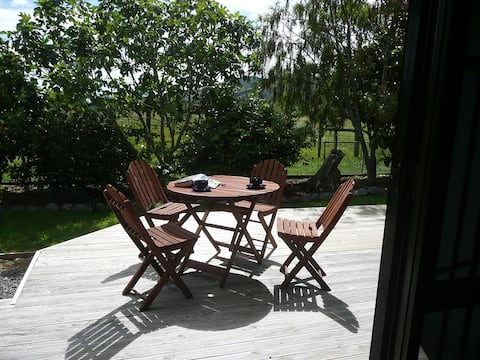 "Relax in peaceful surroundings with rural views"