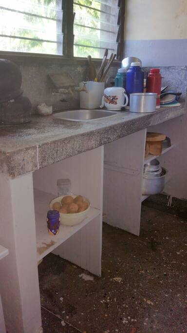 well equipped specious kitchen.