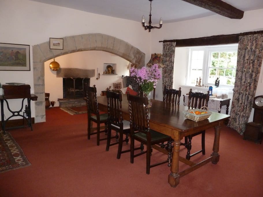 Dining room where breakfast is served