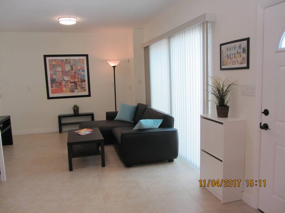 The living room
