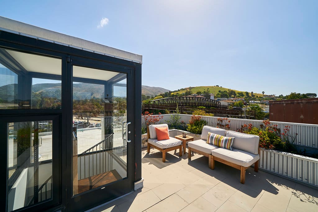 Private Roof Deck with 360 degree views
