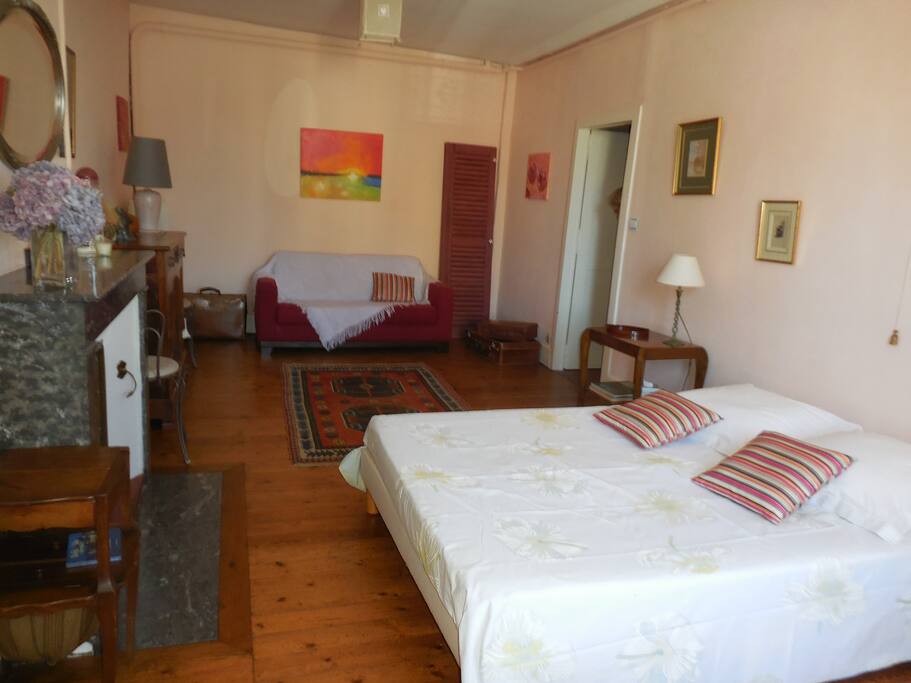chambre rose