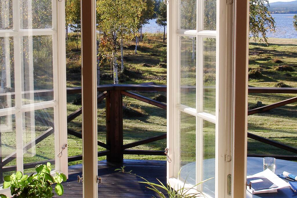 Beautiful views from the dining area