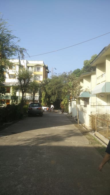 Gated community of rowhouses