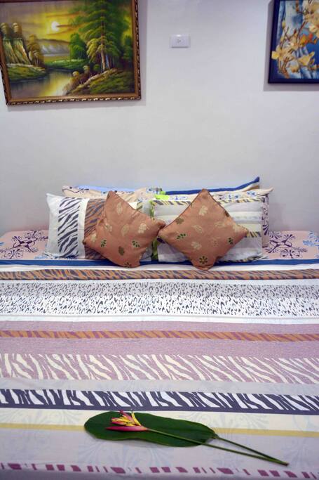 big room: Bigger than king size bed