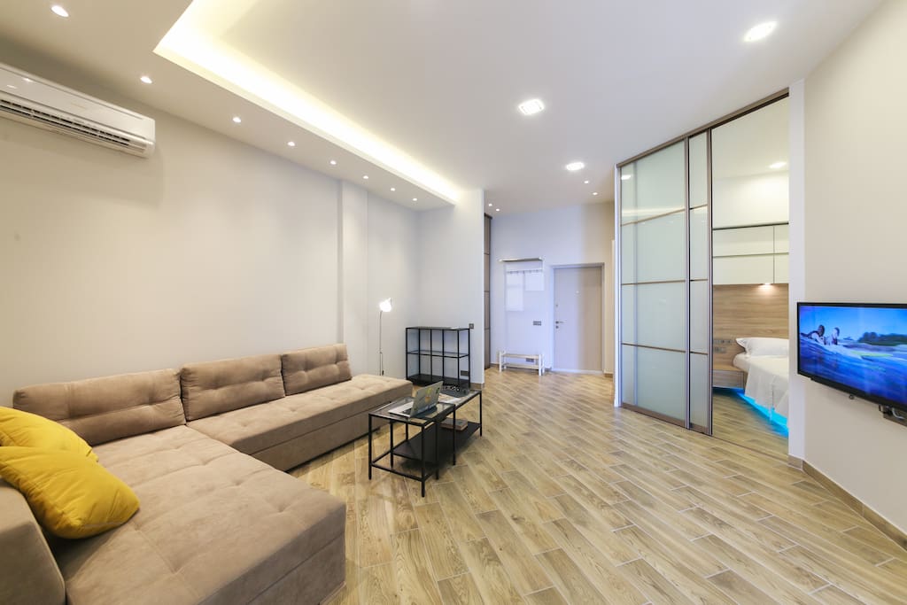 living room view