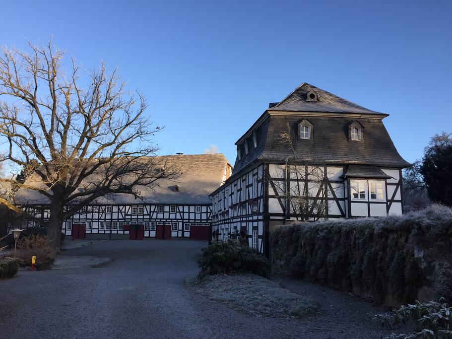 Schloss Bruchhausen and it's historic buildings