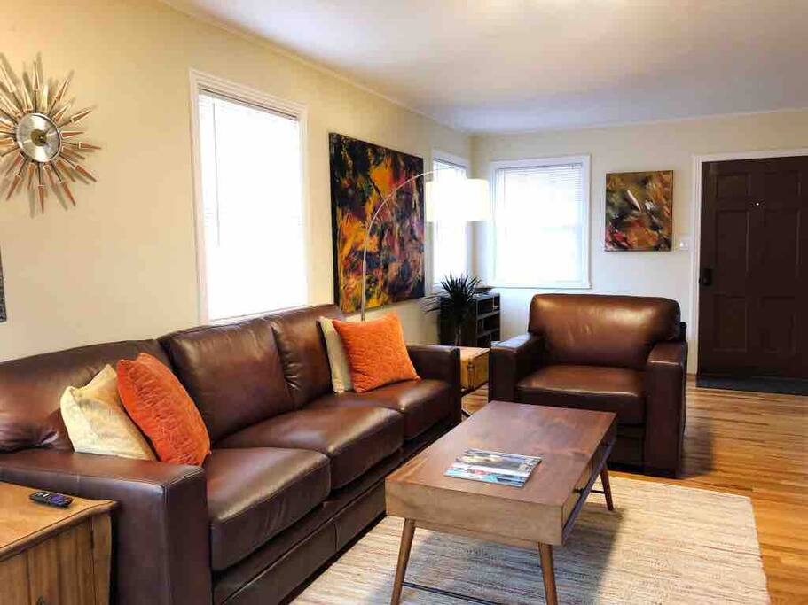 Warm and inviting living space.