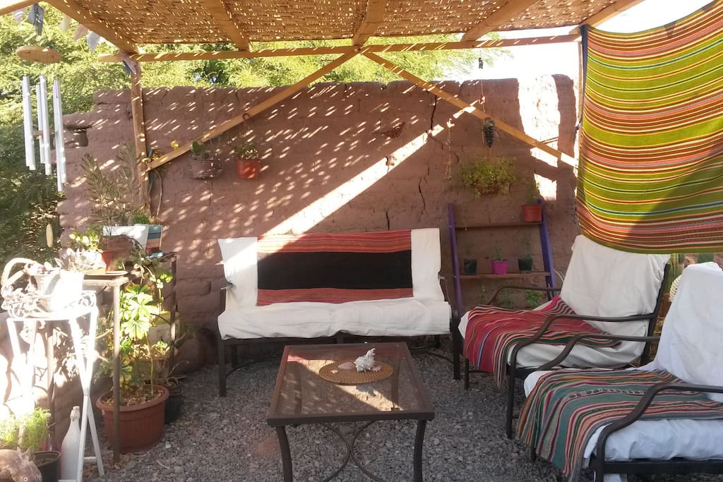 linda terraza para descansar