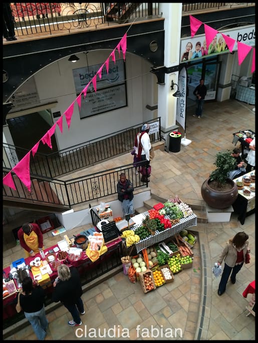 The Palms centre - often host The Feastival, a market of food, wine and song.