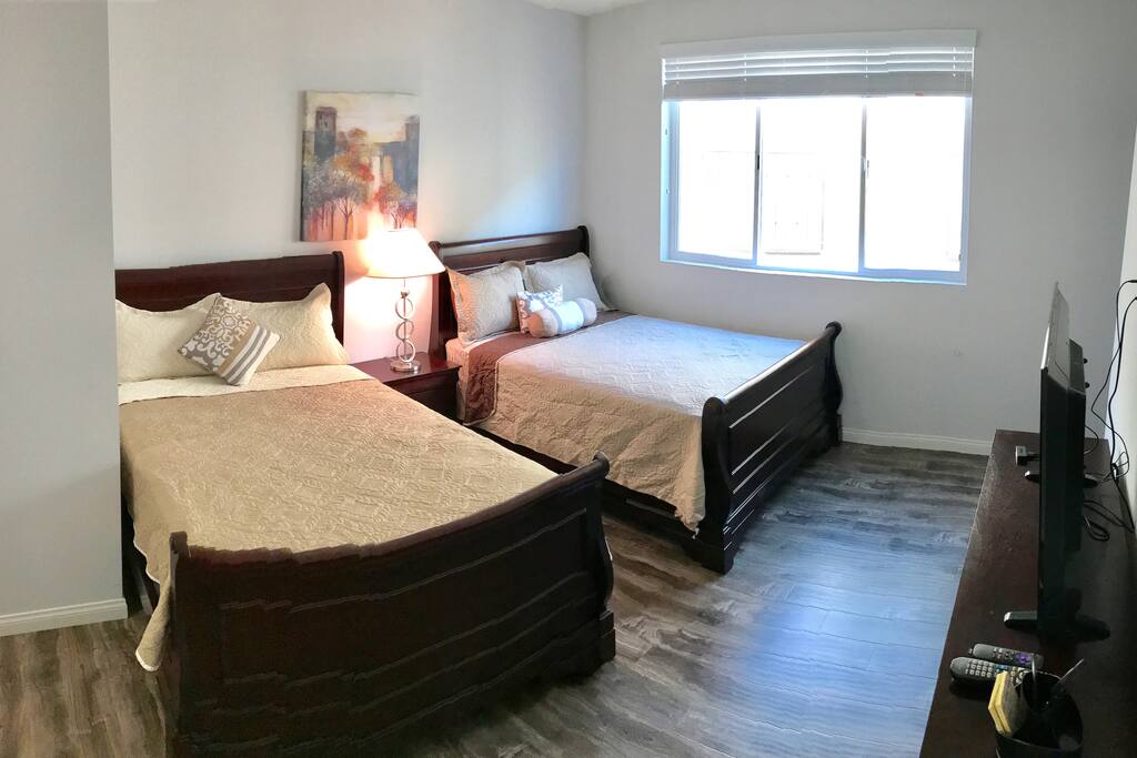 Neat and spacious designer 3rd bedroom.