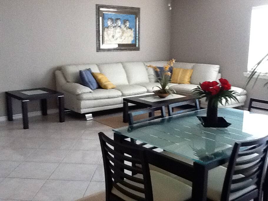 Living room and dinning