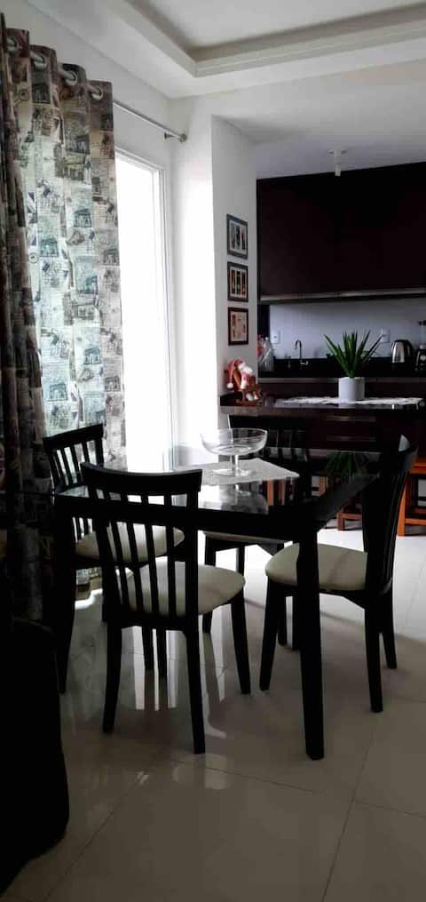 Successful Airbnb property: Apartment in Palmas with pool • 700 meters from the beach in Governador Celso Ramos