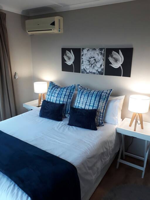 Main bedroom. Looks out over the ocean.