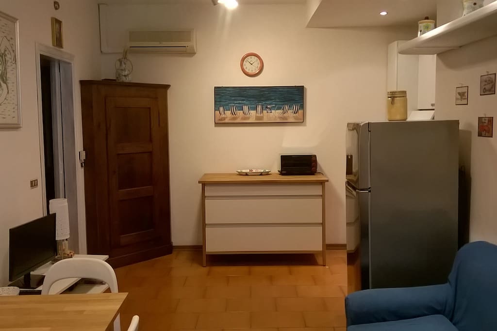 Ampia cucina, zona giorno