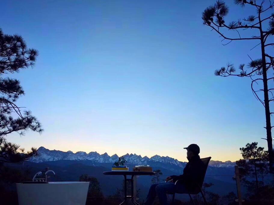 阳台观景