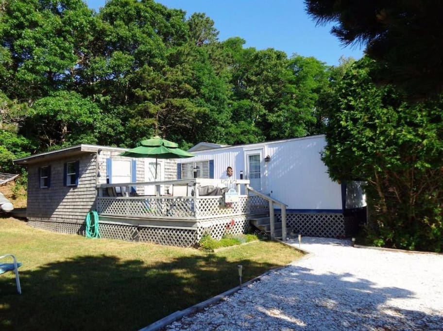 Ample parking and walking access to Cape Cod Bay