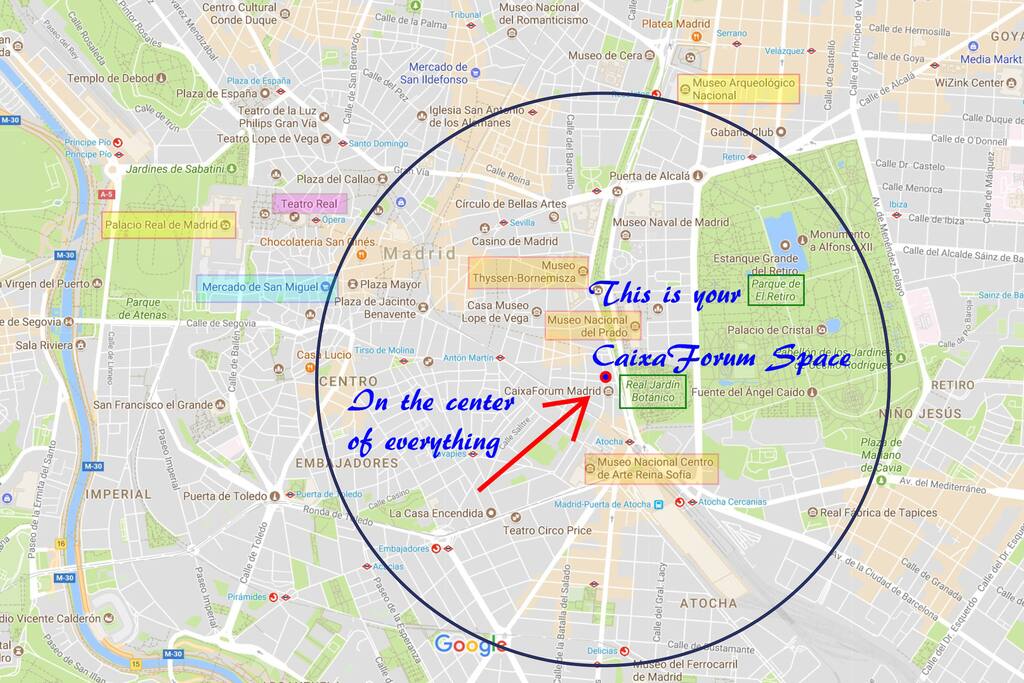 Absolutely central location